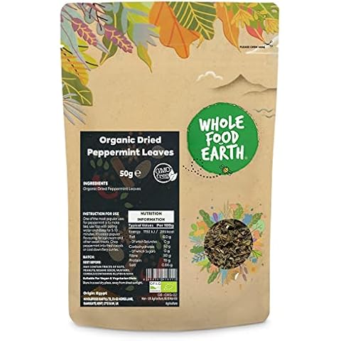 Wholefood Earth Organic Dried Peppermint Leaves 50 g Cover