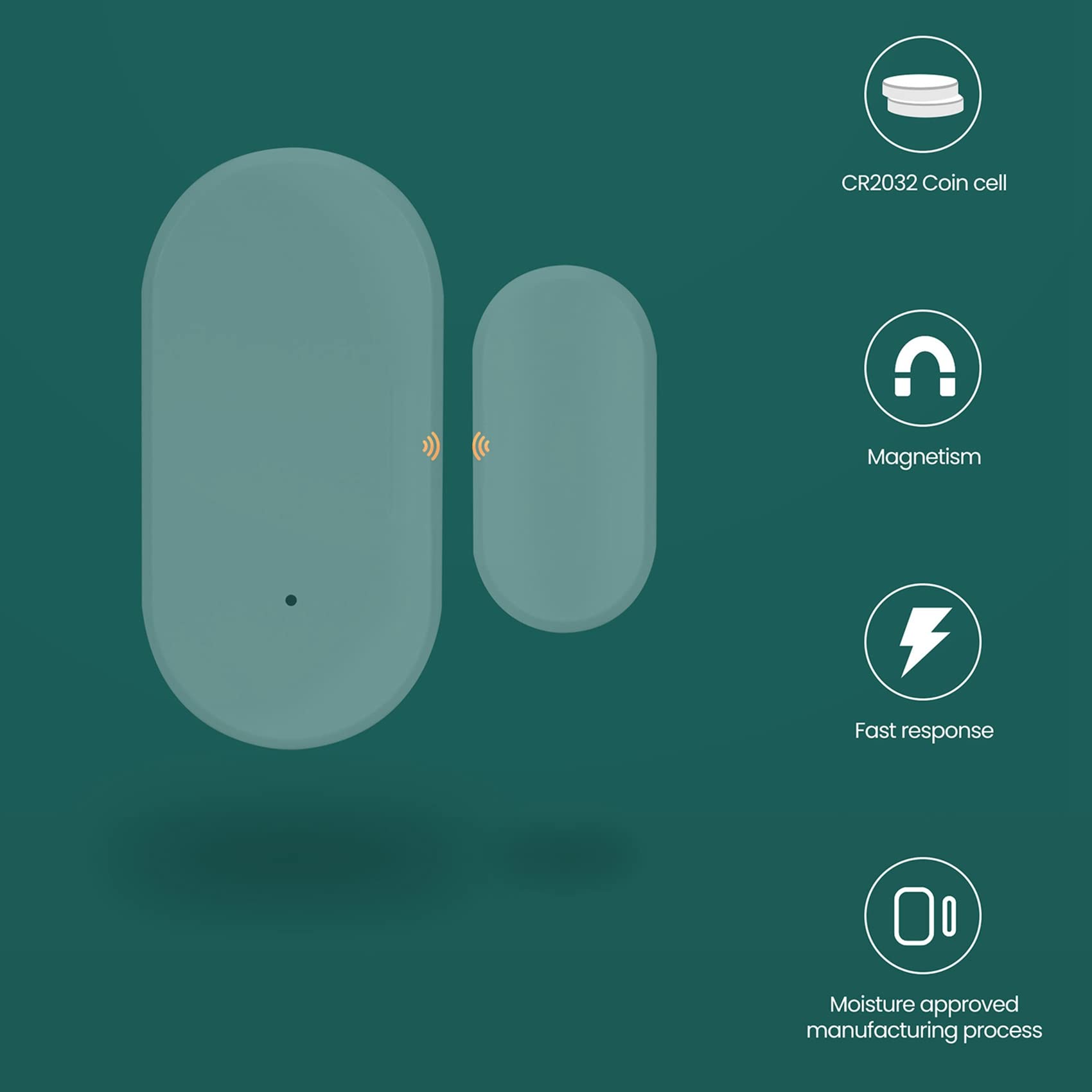 Tuya Zigbee 3.0 Smart Detektoren Tür Sensor Smart Life Hause (8 STÜCK)