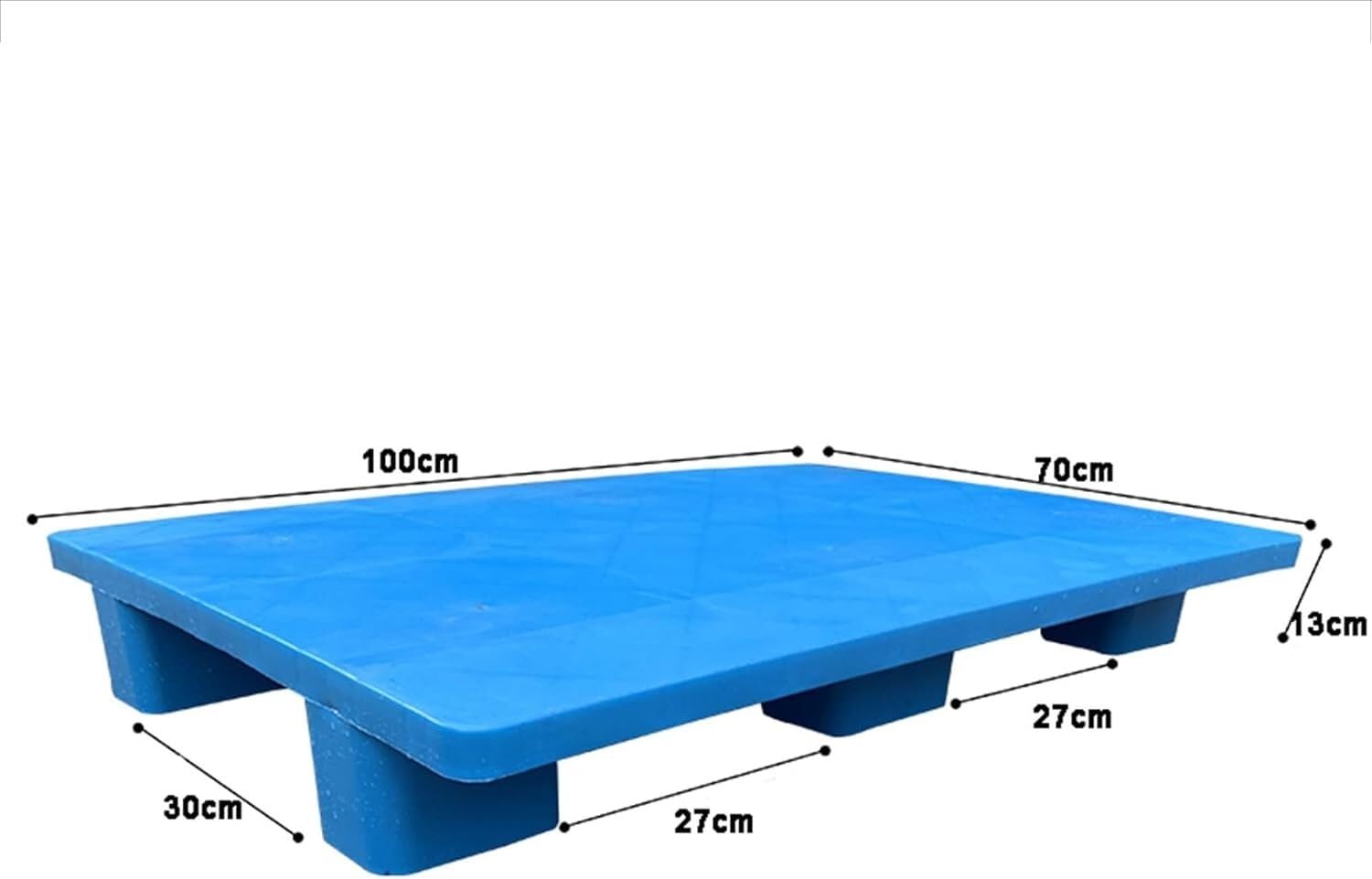 Palety polietylenowe Palety plastikowe Regały magazynowe Ogród Magazyn zewnętrzny Apteka Supermarket Balkon Łatwe do czyszczenia Palety(100x70x13cm)