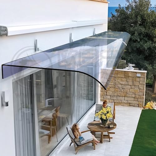 Plaque Polycarbonate Toiture en Ondulé Serre Jardin Feuille Plastique Transparent