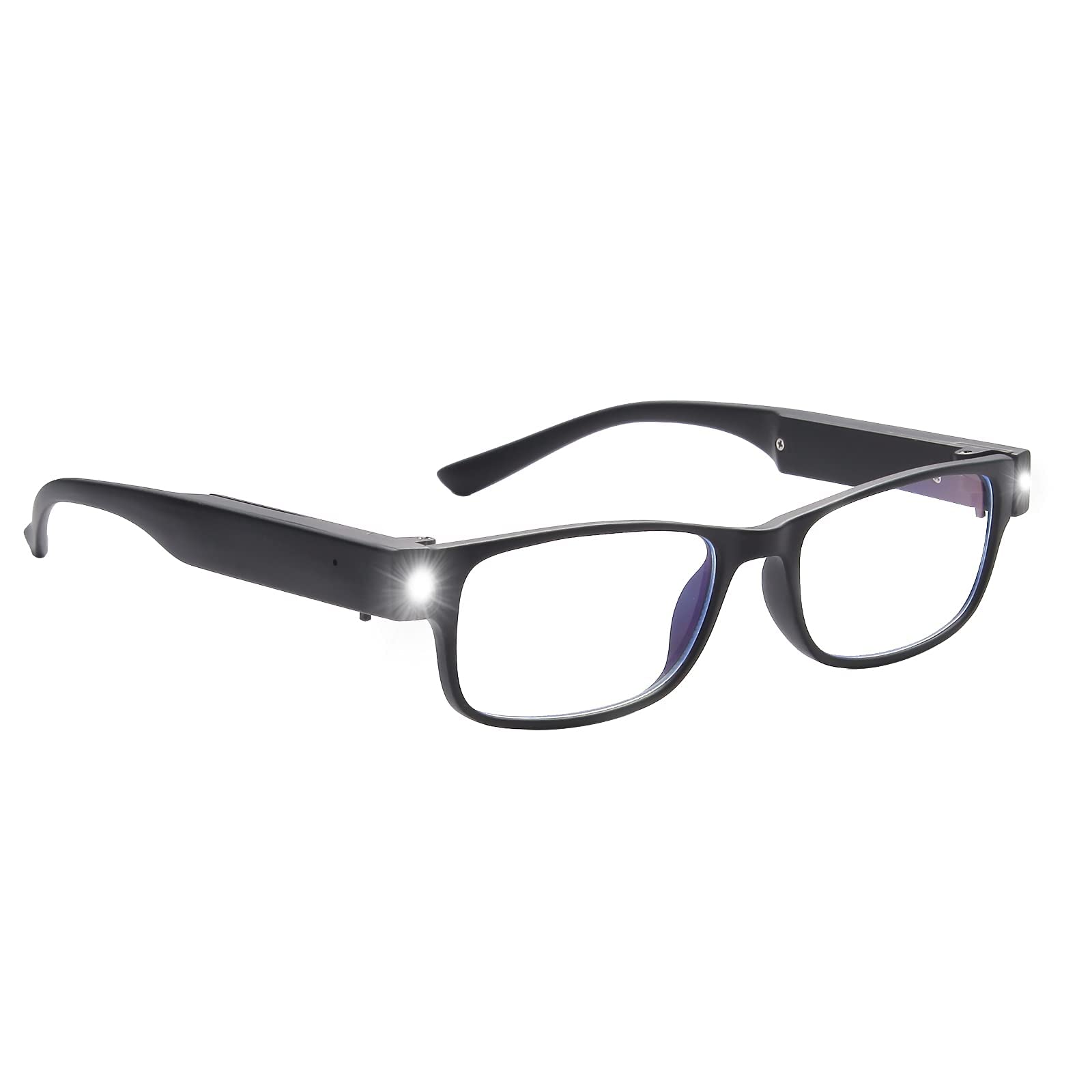 OKH Reading Glasses with Light, Anti Blue Light Lens, Rechargeable Bright LED Readers for Men Women