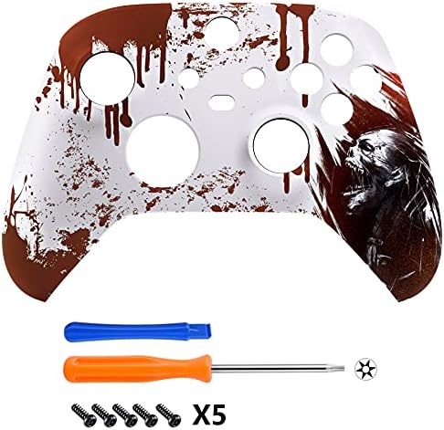 eXtremeRate Custom Shell for Xbox Series X & S Controller - Revitalize Your Controller - Blood Zombie Replacement Cover Front Housing Cover for Xbox Core Controller Wireless [Control NOT Included] - 2