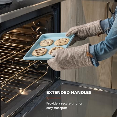 KitchenAid 9x13in Nonstick Aluminized Steel Baking Sheet, Mineral Water - image 5