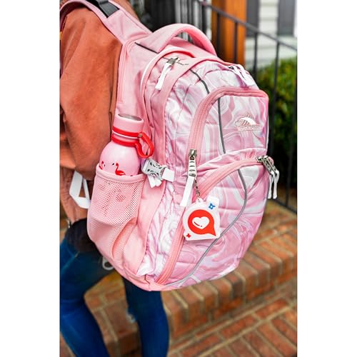 Image of High Sierra Swerve Daypack, Pink Marble - Bubblegum Pink, One Size