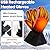 USB Heated Gloves for Men Women,Battery Powered Electric Touchscreen Gloves Camping Hand Warmers Winter Warm Rechargeable Gloves,Waterproof&Windproof Gloves for Outdoor Cycling Skiing Hiking Working