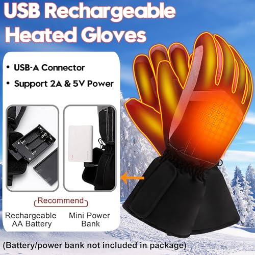 Gants chauffants ski de qualité supérieure et tactiles - 3