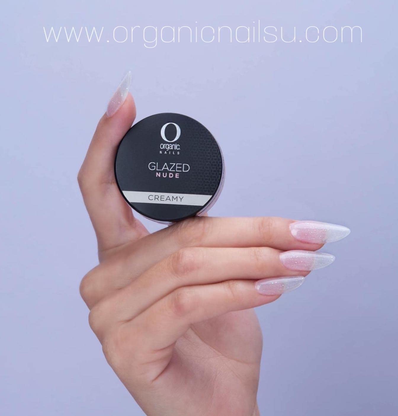 Glazed Nude set 4 pc acrylic powder 14g ea. Organic Nails Ultimo