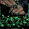 Star Glitter Glow in The Dark Stars 20g/0.7oz 3mm Glow in The Dark Glitter Tiny Stars Flakes Luminous Sequins Holographic Resin Art Craft Glitters for Nail Art Slime Supply Party Scrapbook Card Party #2
