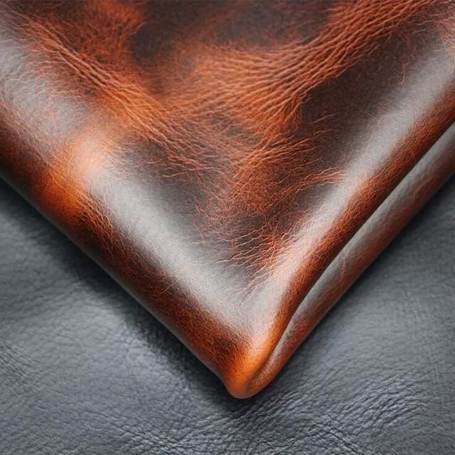 Materiał skórzany, tkanina skórzana, wosk olejny ze skóry bydlęcej 2,0 mm licowej Wiele rozmiarów do majsterkowania(30x60cm)