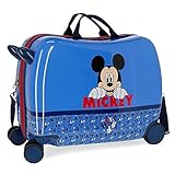 Vielseitig Disney Mickey Moods Kinder-Koffer Rot 50x38x20 cms Hartschalen Polyester Kombinationsschloss 34L 2,1Kgs 4 Räder Handgepäck