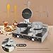 Dyna-Living Waffle Maker 2400W Double Waffle Iron Maker Restaurant Non-stick Round Waffle Machine Commercial Waffle Maker Large Waffle Machine for Hotel, Thicken Stainless Steel
