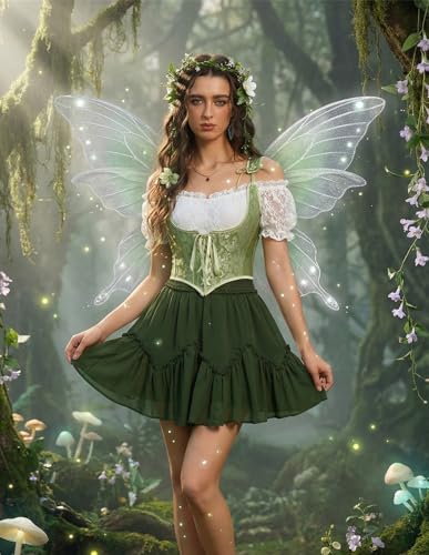 Image of Scarlet Darkness Corset Tops for Women Renaissance Underbust Corset Boned Lace Up Corsets