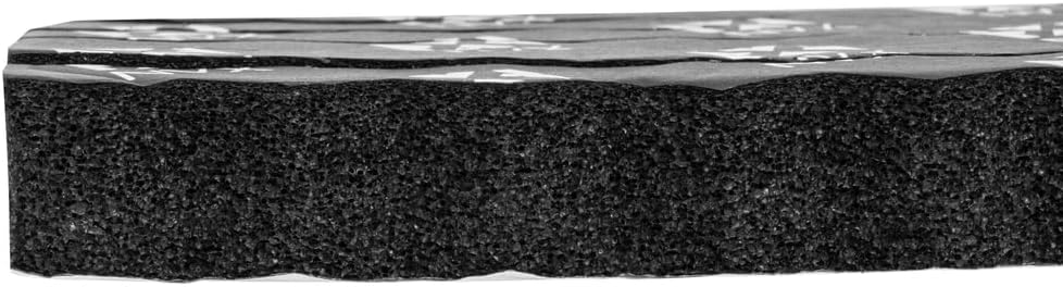 NVX UNIFRING 6 Piece Universal Self-Adhesive Foam Speaker Ring Baffle Kit – 1” Thick Acoustic Foam for 1" to 6"x9" Speakers – Improves Sound Quality, Reduces Vibration, Waterproof Automotive-Grade