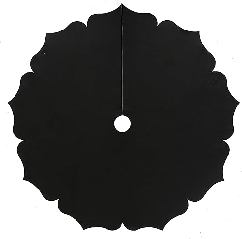 Falda de árbol de Navidad, falda clásica de tela no tejida de 56 pulgadas, para árbol de Navidad y decoración de interiores de vacaciones (azul rey,