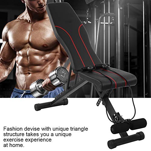 AYNEFY Adjustable Benches, Foldable Bench Multi‑Functional Utility Weight Bench, Utility Weight Bench for Full Body Workout