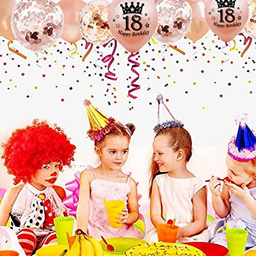 Binjor 18 Anni Decorazioni Feste Oro Rosa Buon