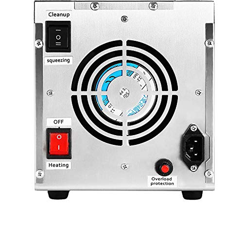 FlowerW Ölpresse Maschine Edelstahl Öl Extractor Maschine Kommerziellen Öl Expeller Extractor Multifunktionale mit 3 Verwendet für Erdnuss Nüsse Samen (Auto Ölpresse) (Ölpresse) - 8