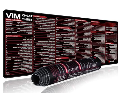 excovip Mouse Pad for Vim, 31.4x11.7x0.07 inch Extended...