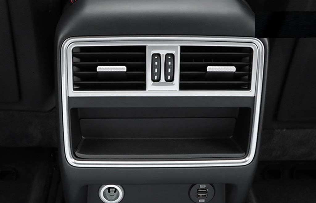 New Protective Rear Air Duct Cover Compatible with Porsche Cayenne 2018-2020 (Silver)