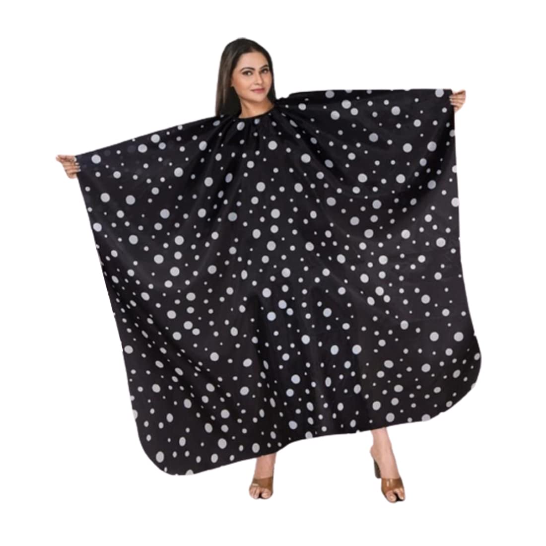 Professional Waterproof Hair Dresser Barber Shop Hair Dressing Cutting Cape Stylists Salon Customer Apron Men n Women (pack of 2), 025-image-33