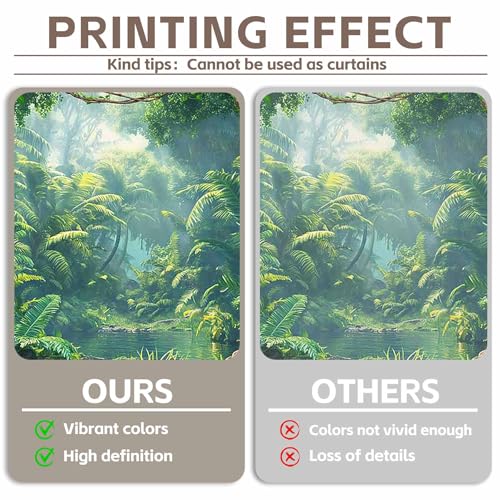 Fondo Fotográfico Tela 12x8ft Bosque Jungla Tropical miniatura 4