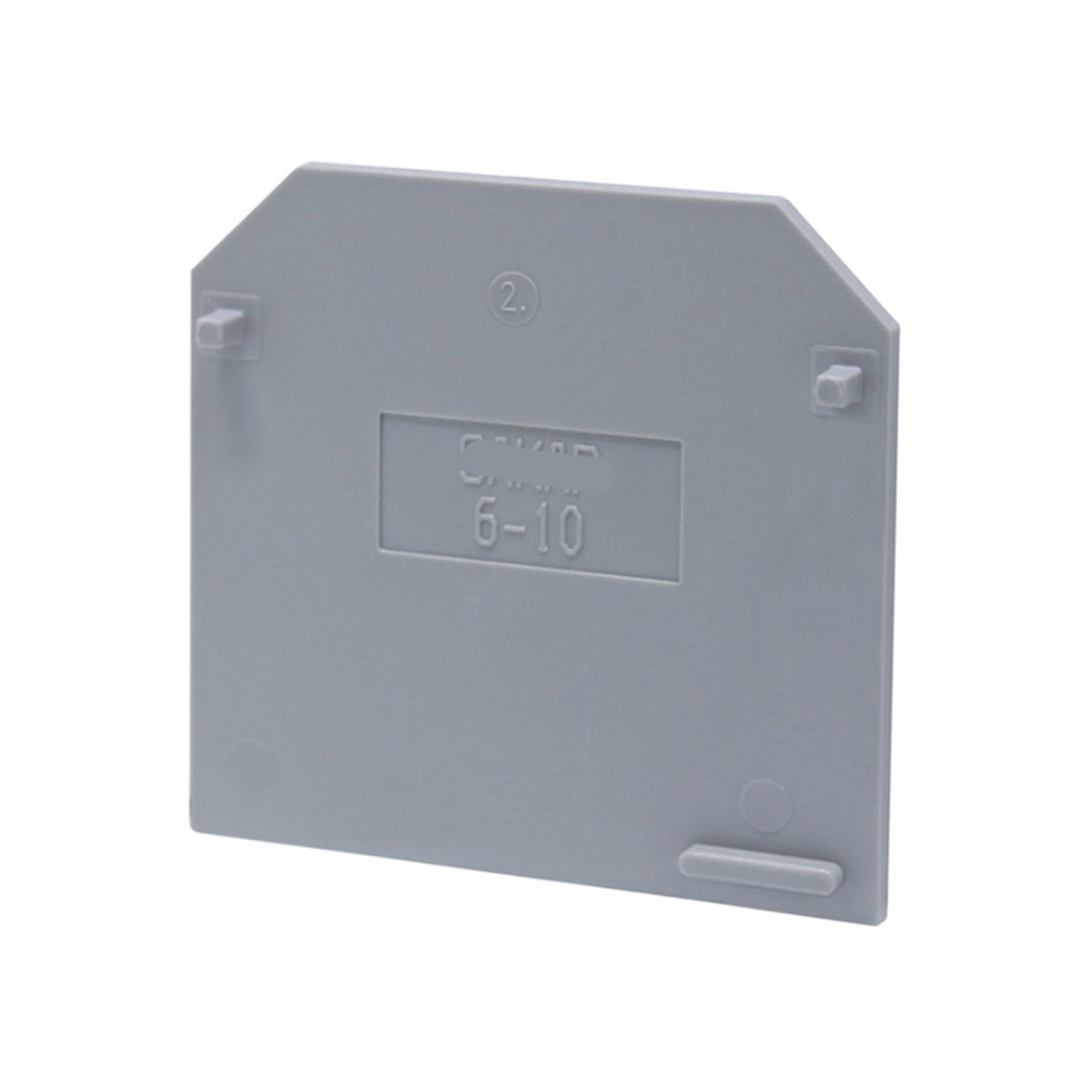 Plaque d'extrémité SAKAP 6-10 pour borniers de jonction électriques