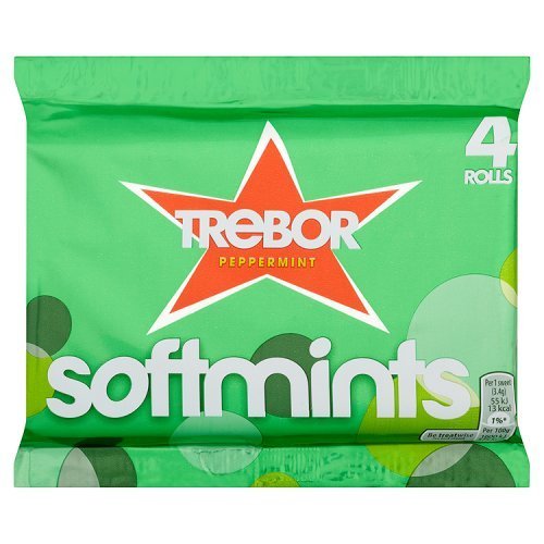Trebor Menta blanda, 12 rollos por N/A