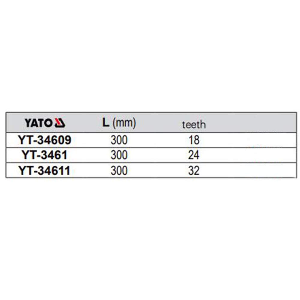 Yato YT-34611 32Tpi, Hacksaw Frame Blade;2Pcs|Hacksaw Blade for metal Cutting|Hacksaw Blade Handle|Hacksaw Frame Adjustable|Power Tools|Industrial Tools|Home Tools|Cutting Tools|Tool Kit|Steel 2