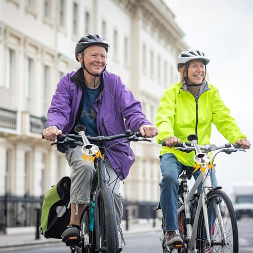 WHTCHSU Buzina de bicicleta para adultos buzina clássica de metal buzina de palhaço, cabe em todos o
