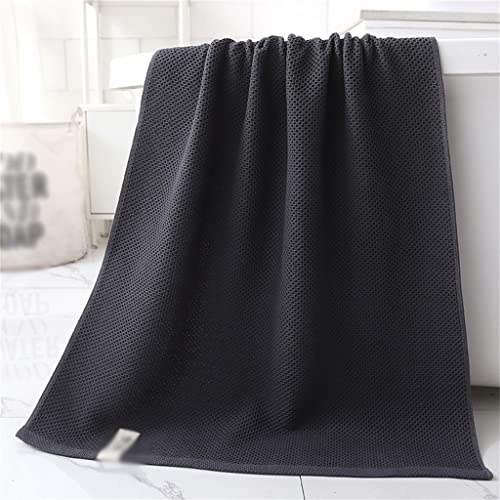 Toalla de baño gruesa de algodón absorbente estilo nido de abeja y malla textil de adulto 3