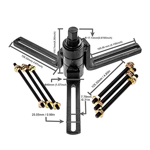 Kurbelgehäuse-Abzieher Motorrad Kurbelgehäuse Splitter Kurbelgehäuse Splitter Trenner Demontage Reparatur Werkzeug für Motorrad ATV 2-Takt 4-Takt, Ohne Fixierklemme