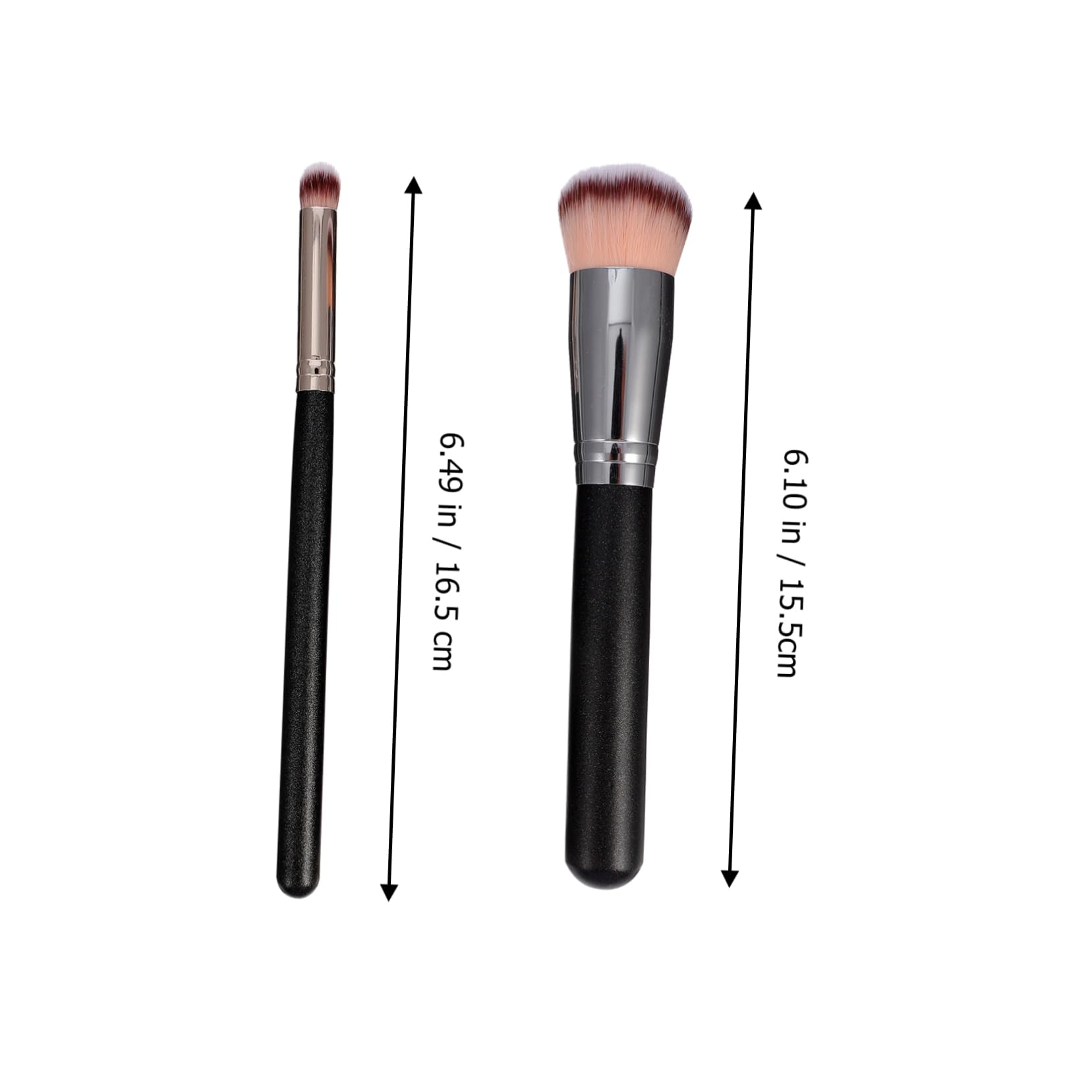 FRCOLOR 2pcs Self Tanner Brush Foundation Brush Face Tanning Tool Comfortable Bristles for Finish