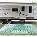 Anidaroel 8x10ft Ombre Outdoor Rug For Patios Clearance, Waterproof Camping Rug For Outside RV, Plastic Straw Outside Rugs, Large Outdoor Area Rug For Garden, Camper(Yellow&Green,8'x10 - View #5