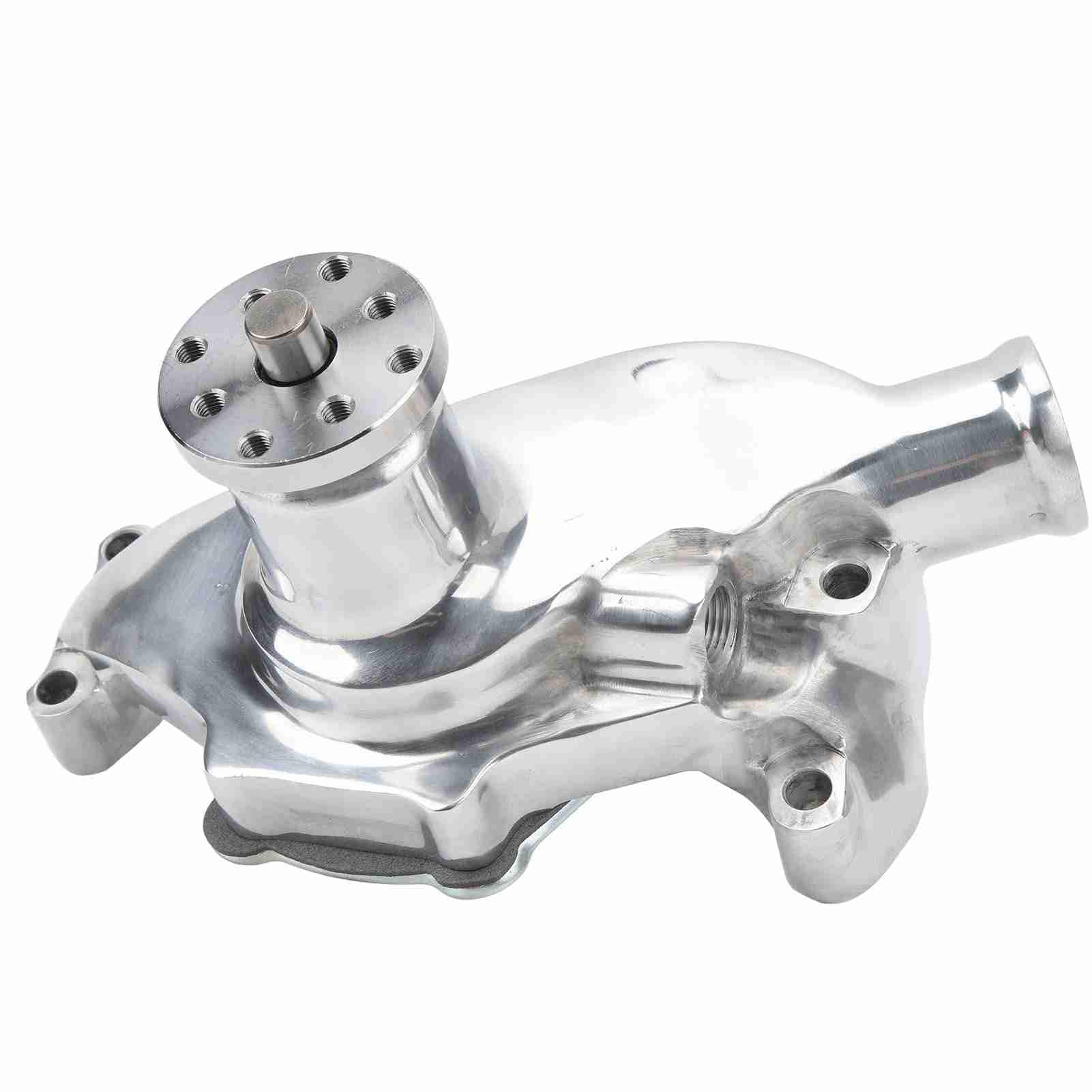 Bediffer Aluminiowa Pompa Wodna o Dużej Objętości, Wysoka wydajność dla Chevy SBC V8 283 327 350 1955 do 1985 (Błyszczący)