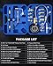 Orion Motor Tech Fuel Pressure Test Kit, Fuel Pressure Tester with 0-140 psi Fuel Pressure Gauge Hoses Adapters, Heavy-Duty Fuel Pressure Gauge Kit Gasoline Car Truck Motorcycle Diagnostic Tool