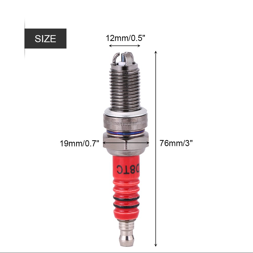 D8TC Bougie D'allumage, 3pcs Moto Bougie D'allumage 3