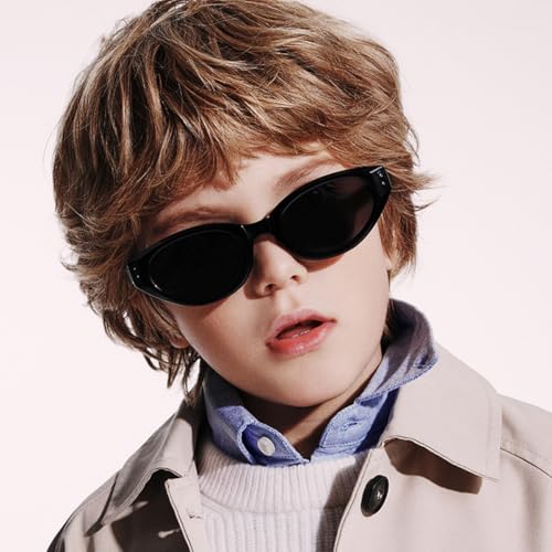 HJSTES Kids Polarized Sunglasses for Girls Boys Folding Sunglasses Square Foldable Frame UV4003