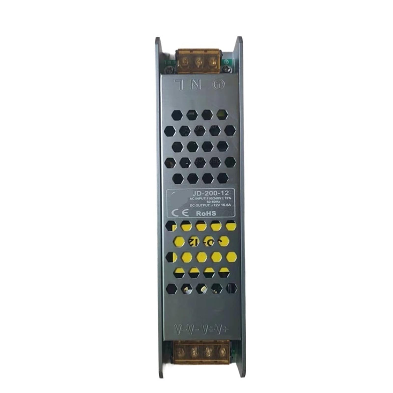 PWANUIGTE Wardrobe Light Strip Transformer 220V to 12V Constant Voltage Isolation Power Supply Cabinet(200W Transformer)