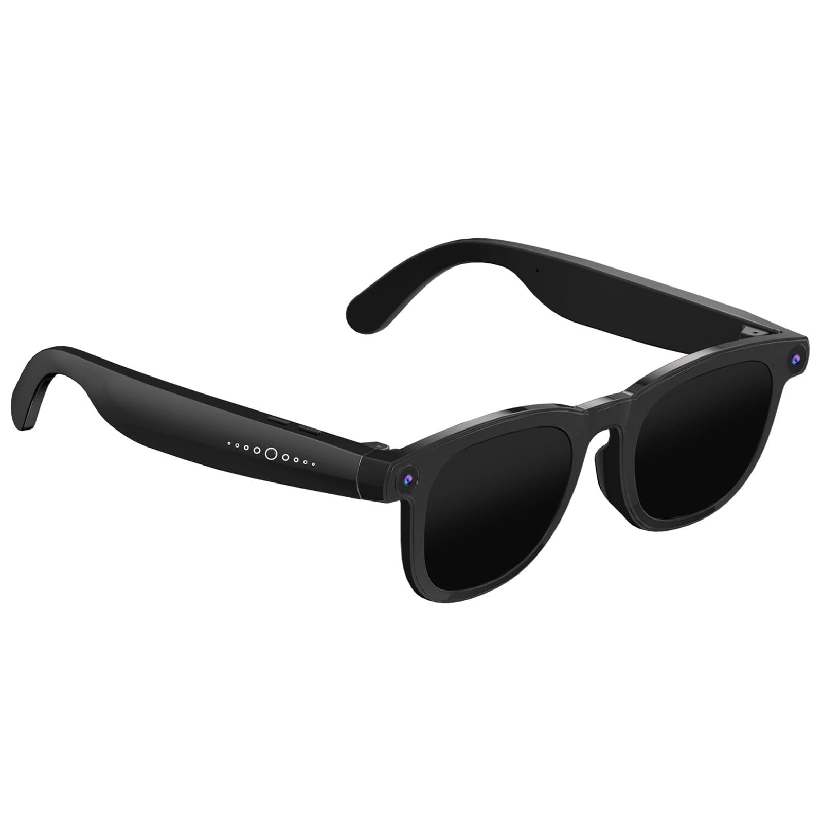 AI Smart Glasses with Camera,4K HD Video & Photo Capture, Bluetooth Glasses for Men Women,Music Playback & Hands-Free Calling,Real-Time Translation, Object Recognition(Transparent/Sunscreen Lens)-picture-39