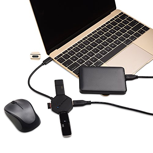 Cable Matters Ultra Mini 4 Port Usb C Hub (Usb-C Hub, Usb 3.1 Hub, Usb Type C Hub) - Thunderbolt 4 / Usb4 / Thunderbolt 3 Port Compatible #TOP4