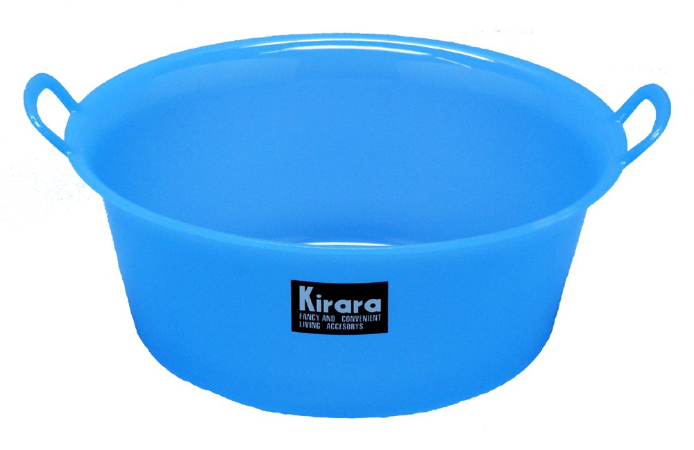 Amazon.co.jp : 蝶プラ工業 たらい キララ 12 ブルー 471354 471354