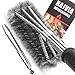 Rajvia Brosse Barbecue,Nettoyage Grill BBQ,3 en 1 Brosse Barbecue,Acier Inoxydable BBQ Outils Accessoire Barbecue,360° Nettoyer Grille Barbecue,pour Nettoyer Rapidement & Efficacement Tous Les Grils