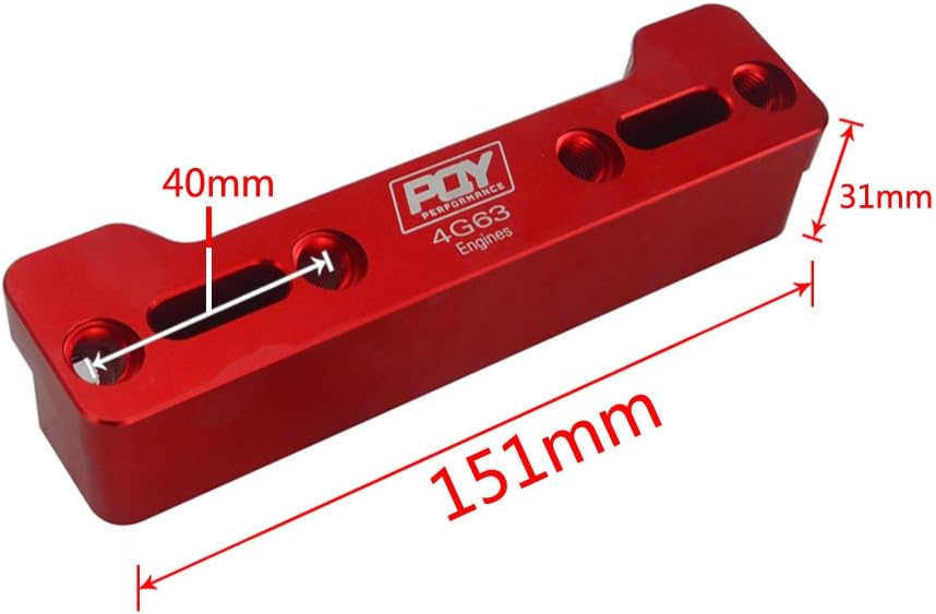 Aluminum Valve Spring Compressor Tool Removal Compatible with Mitsubishi Eclipse/Talon/Evo 8/9 4G63 Engine Red