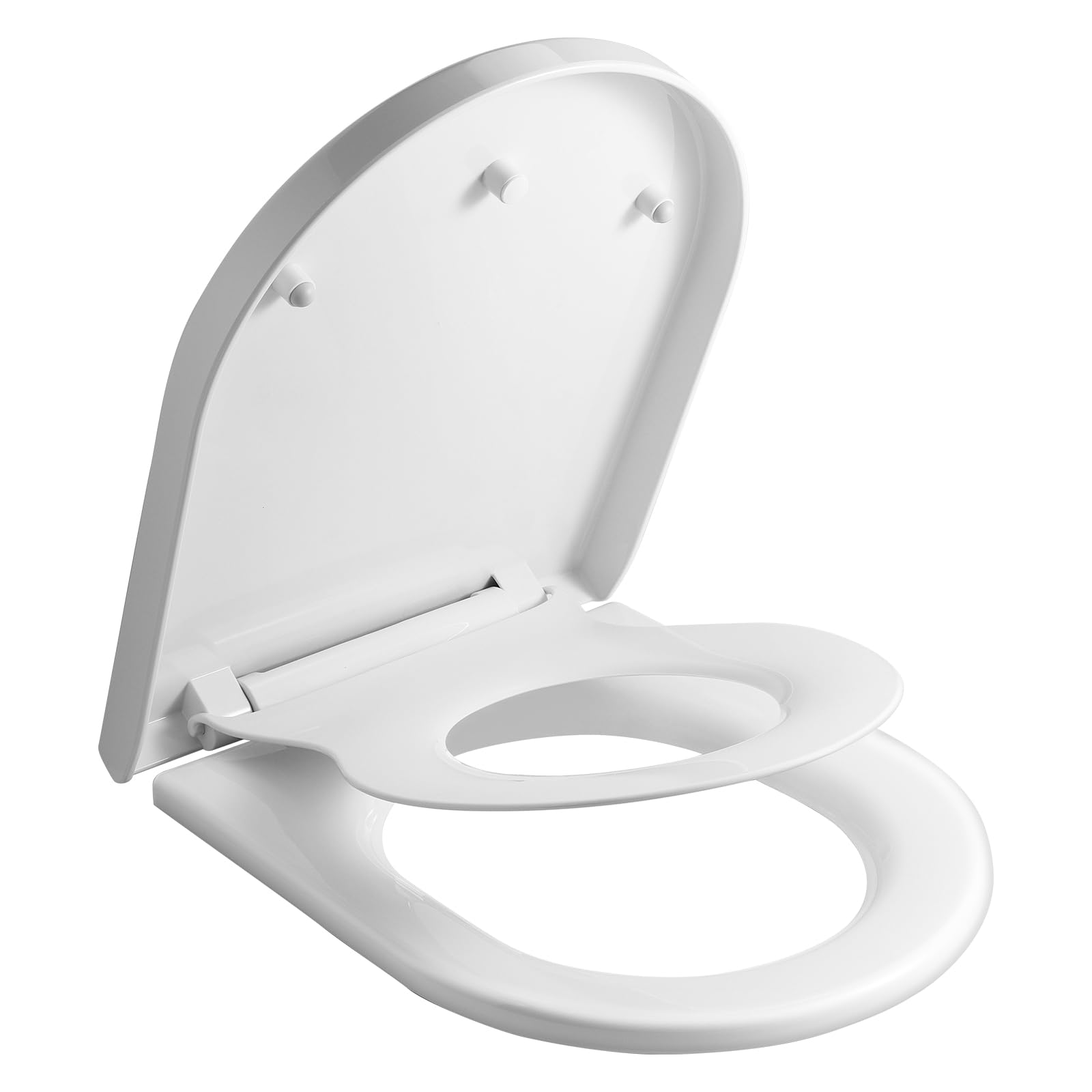 SAMODRA Tapa wc Universal Tapa Inodoro Universal Reductor wc Niños Asientos para inodoro Asientos para WC Toilet Seat Tapa de Inodoro Asiento de Inodoro (Forma D)