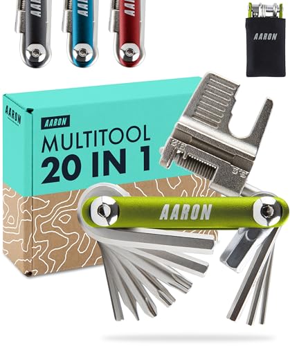 AARON Tool 20 in 1 Multitool - Fahrrad Multifunktionswerkzeug aus...