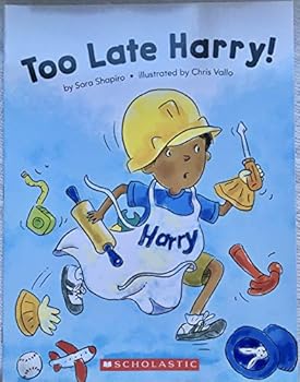 Paperback Too Late Harry! Book