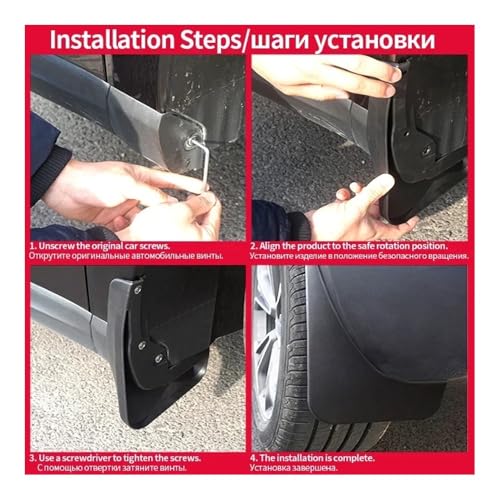 Guardabarros Toyota Vios XP150 2014-2019 para solucionar salpicaduras de lodo 4