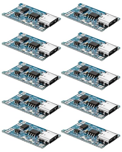 Ya en mundofriki.es: 10 Piezas TC4056 USB-C Módulo de Carga de Batería 5V 1A para Litio 18650 Tipo-C Interfaz de Entrada Descarga Cargador con Funciones de Protección Dual Contra Sobrecarga y Sobredescarga