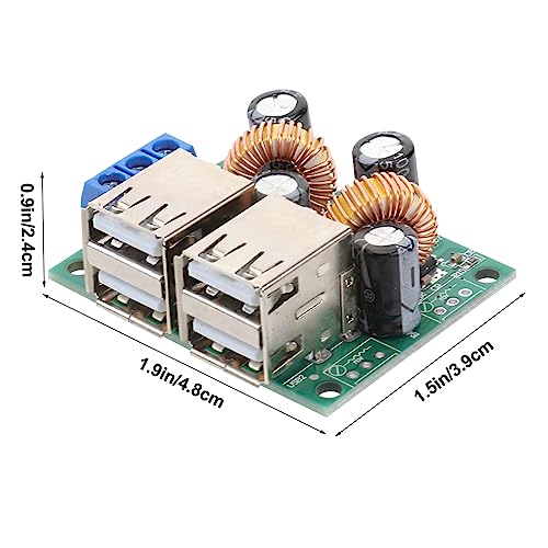 Module Alimentation USB Convertisseur DC Compact Régulateur de Tension Lot de 2 - 2