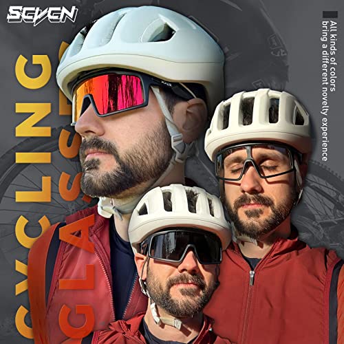 SCVCN Polarizzati Occhiali da Ciclismo 3 Lenti